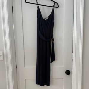 The Vanity Room Deep Blue Midi Dress